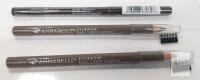 3 NEW : incl Annabelle Eyebrow Pencil 010 Taupe 1.14g w/ Brush, Annabelle Retractable Eyeliner Chocochip