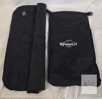 PowerLix Outdoors Ultralight Inflatable Sleeping Pad, 74.8"x22.8", Black, Roll-Top Bag