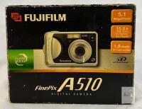 Fujifilm FinePix A510 Digital Camera, 5.1MP, 3x Optical Zoom, 1.8" LCD, xD Card, Boxed Kit