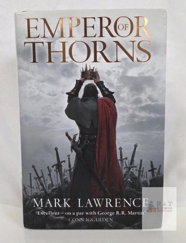 Emperor of Thorns Hardcover by Mark Lawrence, The Broken Empire Book 3, 2013, Harper Voyager