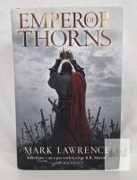 Emperor of Thorns Hardcover by Mark Lawrence, The Broken Empire Book 3, 2013, Harper Voyager