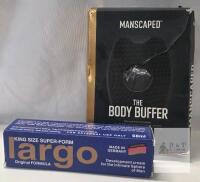Manscaped Body Buffer Silicone Scrubber & Largo King Size Super-Form Cream 50ml, Exp 2026