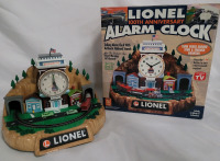 Lionel Trains 100th Anniversary Alarm Clock w/Box - Talking Clock w/Railroad Sounds