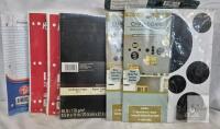 Stationery Bundle: Hilroy & A+ Homework Loose Leaf, Recollections Cardstock, Chalkboard Wall Sticker Kits