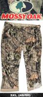 EXCELLENT CONDITION Mossy Oak Camouflage Hunting Pants 3XL (48/50) Polyester, 6 Pockets, Reinforced Cuffs