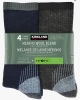 4 New Pairs of Men's Merino Wool Blend Socks by Kirkland Signature - 3