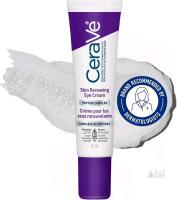 NEW CeraVe Skin Renewing Eye Cream, Under Eye Cream with Caffeine, Peptides, & Hyaluronic Acid, Reduce Appearance of Fine Lines. Fragrance-Free & Ophthalmologist Tested, 15 mL