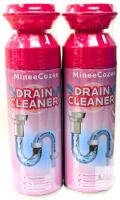 2 NEW MineeCozee Foaming Drain Cleaner, Sink Cleaner and Deodorizer, Drain Clog Remover for Kitchen Sinks, Tubs, Shower Drains, 500ml