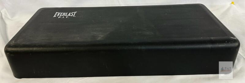Everlast F.I.T. Aerobic Step Platform 27.5"x11"x4", Fixed Height, Black, Home or Gym Fitness