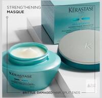 K&eacute;rastase Resistance Masque Force Architecte 200ml Strengthening Hair Mask New Sealed Brittle Hair