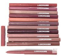 LANGMANNI 12-Color Lip Liner Set, Retractable, Assorted Nude & Pink Shades, 0.5g Each Note: Online returns. Volumes may be lower than listed