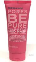 Formula 10.0.6 Pores Be Pure Mud Mask, 3.4 fl oz (100mL), Sealed, Strawberry + Yarrow, Vegan