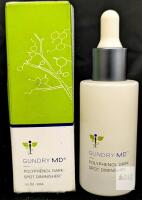 Gundry MD Polyphenol Dark Spot Diminisher Serum 1 fl oz (30mL) &ndash; Box & Ingredients List