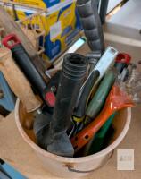 Assorted Hand Garden Tools Lot - Sekisui, Trowel, Pruner, Cultivator, Scoop, Mixed Materials