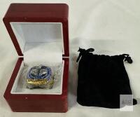 Fantasy Football Champion Ring Size 11 Wood Display Box,