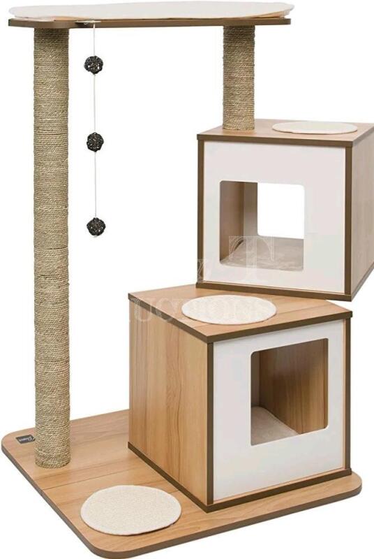 New Vesper Double Cat Tree House
