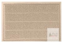 Gorilla Grip PVC Dirt Grabber Doormat Latte 35.4"x23.6" Non-Slip Waterproof, NRF 1325