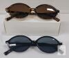 NEW Milramtob Retro Oval Sunglasses, Black & Tortoise Frames, UV400, Polycarbonate Lenses