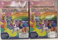 Poke & Diamond Crafts Elemental Unicorns Kit &ndash; 6 Foam Unicorns, 740+ Fabric, 230+ Diamonds, Ages 4+