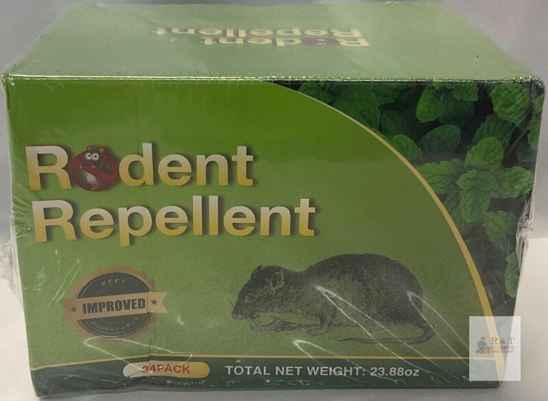 Rodent Repellent Balls 24-Pack, 23.88oz Total, Kid & Pet Friendly, Mint Scent, Barcode X004FQE1CB
