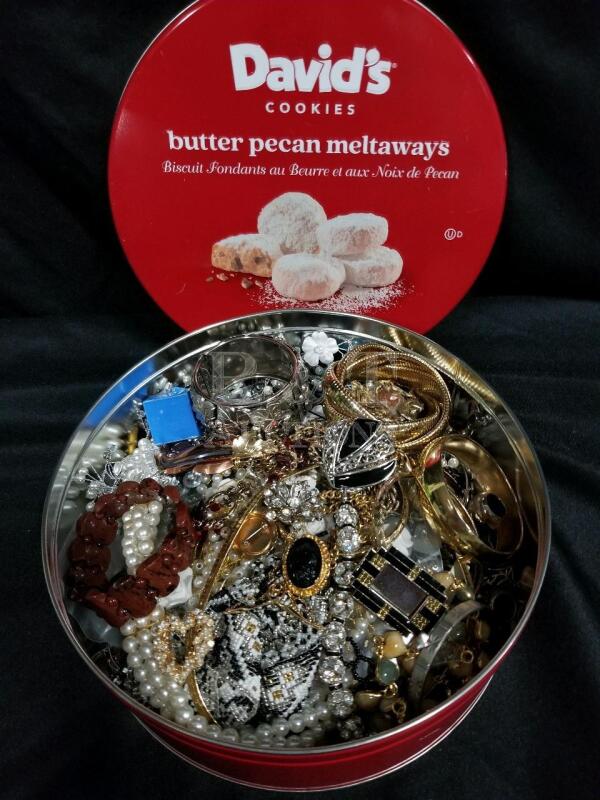 Large cookie of vintage to new Jewelry