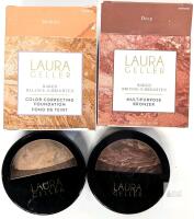 Laura Geller Baked Balance-N-Brighten Foundation Medium & Bronze-N-Brighten Deep 0.32oz Compacts Note: Online returns. Volumes may be lower than listed