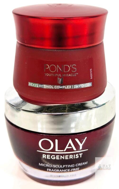 Olay Regenerist Micro-Sculpting Cream Fragrance-Free 1.7oz & Pond&rsquo;s Youthful Miracle Day Cream