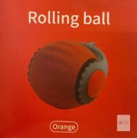 JeiuZh Speedy Tail 2.0 Orange Interactive Rolling Ball Cat Toy, USB-C Rechargeable, with Tail, X004H72EDT