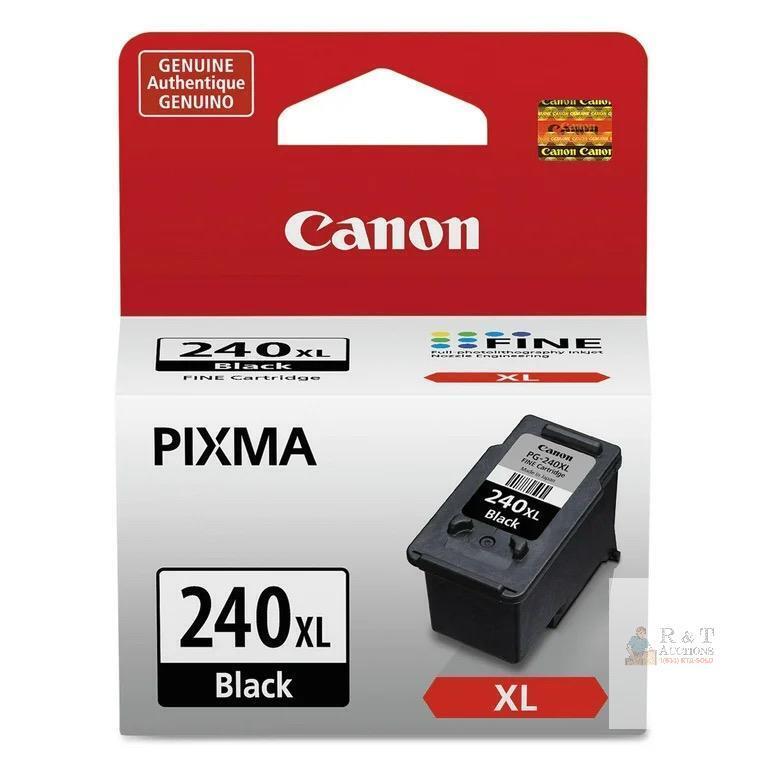 Canon PG-240XL Black Ink Cartridge, High Yield, Genuine Sealed, for PIXMA Series Printers