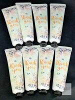 Wedding-Themed Hand Cream, 8 Tubes, 1.06oz (30g) Each, Xingfu Biotech, Thank You Floral Design, EXP 07/2028