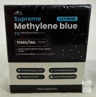 Pure Health Supreme Methylene Blue Liquid Solution 1% USP Grade 10mg/mL, 30 mL Bottle