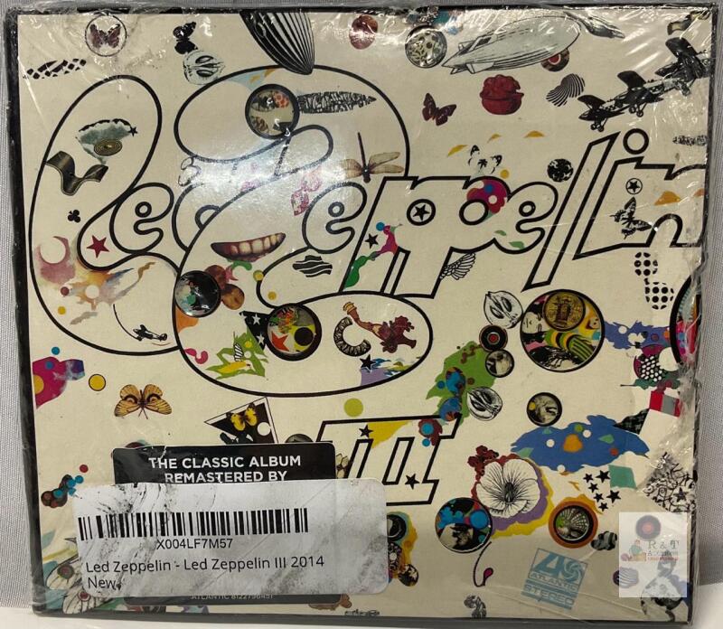 Led Zeppelin III 2014 Remastered Vinyl, Atlantic, Made in Germany, LP, Sealed, X004LF7M57