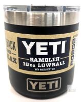 YETI Rambler 10 oz Lowball, Black, Stainless Steel, MagSlider Lid, Double-Wall Insulated