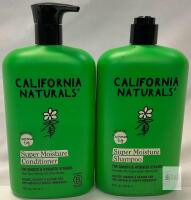 California Naturals Super Moisture Shampoo & Conditioner Set, Summer Fig, 20 fl oz Each, 2 Bottles