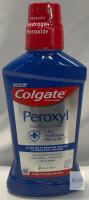 Colgate Peroxyl Mouth Sore Rinse 16.9 fl oz, 1.5% Hydrogen Peroxide, Mild Mint, Alcohol Free, Sealed
