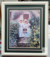 Sandra Kuck "Welcome Home" Lithograph, Limited Edition 859/950, 29"x24" Framed w/ COA