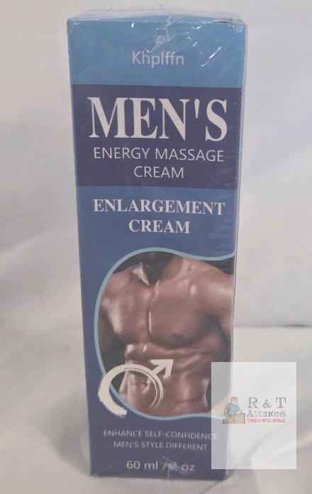 Khplffn Men's Energy Massage Enlargement Cream, 60 ml, Key Natural Ingredients, New Sealed Box
