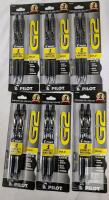 Pilot G2 Bold 1.0mm Black Ink Premium Gel Roller Pens, 12 ct, Comfort Grip, Refillable, Japan