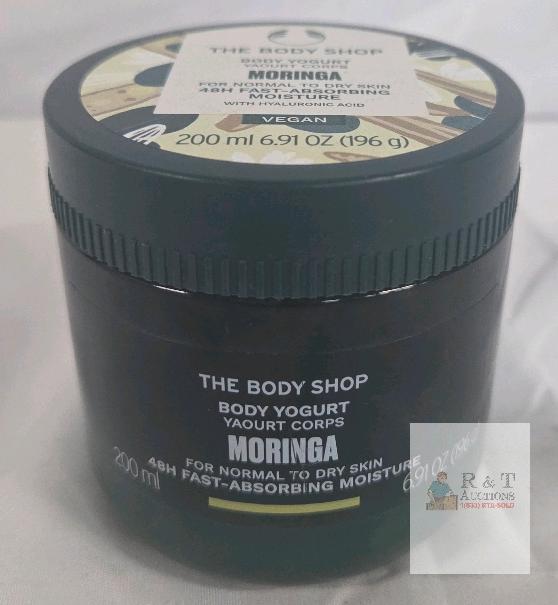 The Body Shop Body Yogurt Moringa &ndash; 200ml, Vegan, 48H Moisture, For Normal to Dry Skin, Sealed