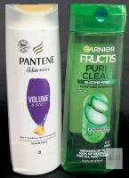 Pantene Volume & Body Shampoo and Garnier Fructis Pure Clean Purifying Shampoo, 12.5 fl oz Each Note: Online returns. Volumes may be lower than listed