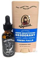 Badass Beard Oil "The Outlaw" 1oz Dropper, Dr. Squatch Fresh Falls Deodorant 2.65oz Note: Online returns. Volumes may be lower than listed