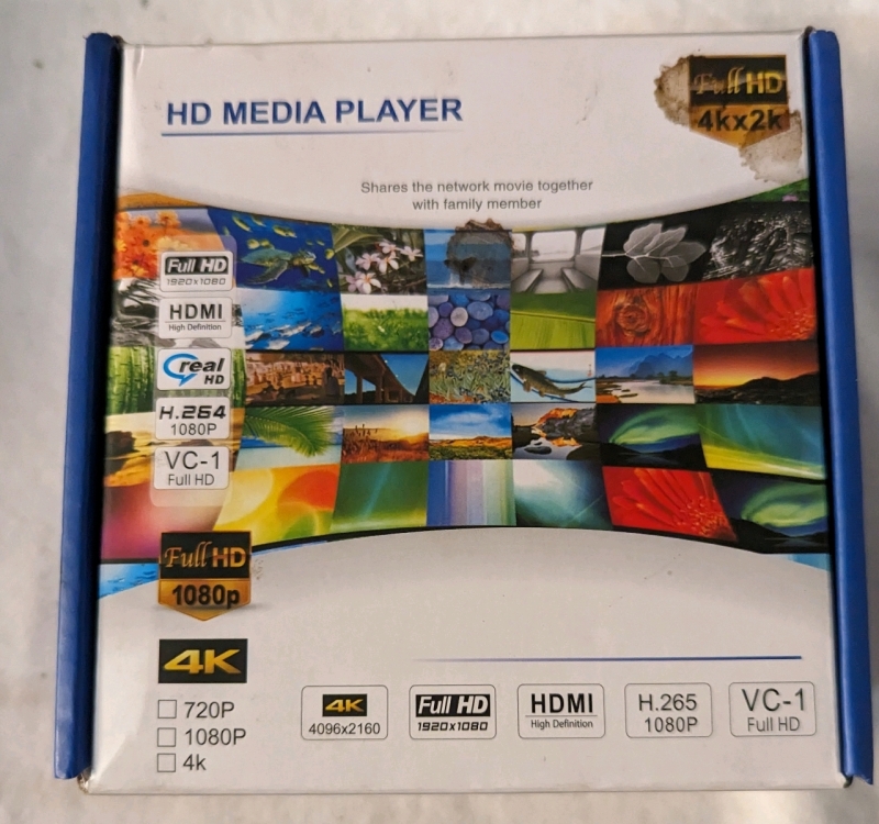 New HD media Player.
