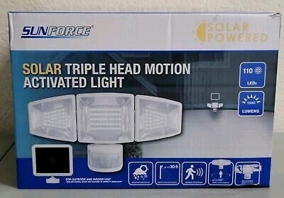 Solar Triple Head Motion Activated Light