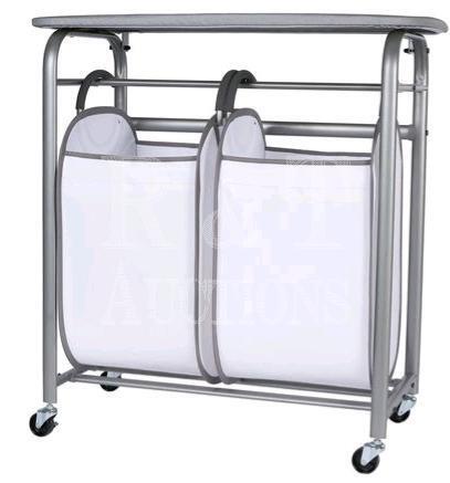 New NeatFreak! Easy Access Double Laundry Sorter with Folding Table