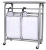 New NeatFreak! Easy Access Double Laundry Sorter with Folding Table