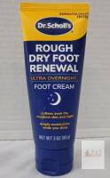 Dr. Scholl&rsquo;s Rough Dry Foot Renewal Ultra Overnight Foot Cream 3 oz, Dermatologist Tested, AD23C06017