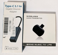 New USB-C Tech: Wireless Audio Transmitter - Gigabit Ethernet Adapter