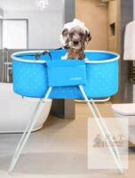 NURXIOVO Pet Folding/Standing Bathtub, for small dogs, Retail's for $69.99