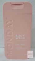 NEW MONDAY Cleanse Body Wash 20.2 fl oz Gardenia Scent, Grapefruit Extract, Sulfate & Paraben Free