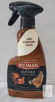 NEW Weiman Leather Conditioner Spray 3-in-1, 12 fl oz, Multi-Purpose for Cars, Furniture, Shoes